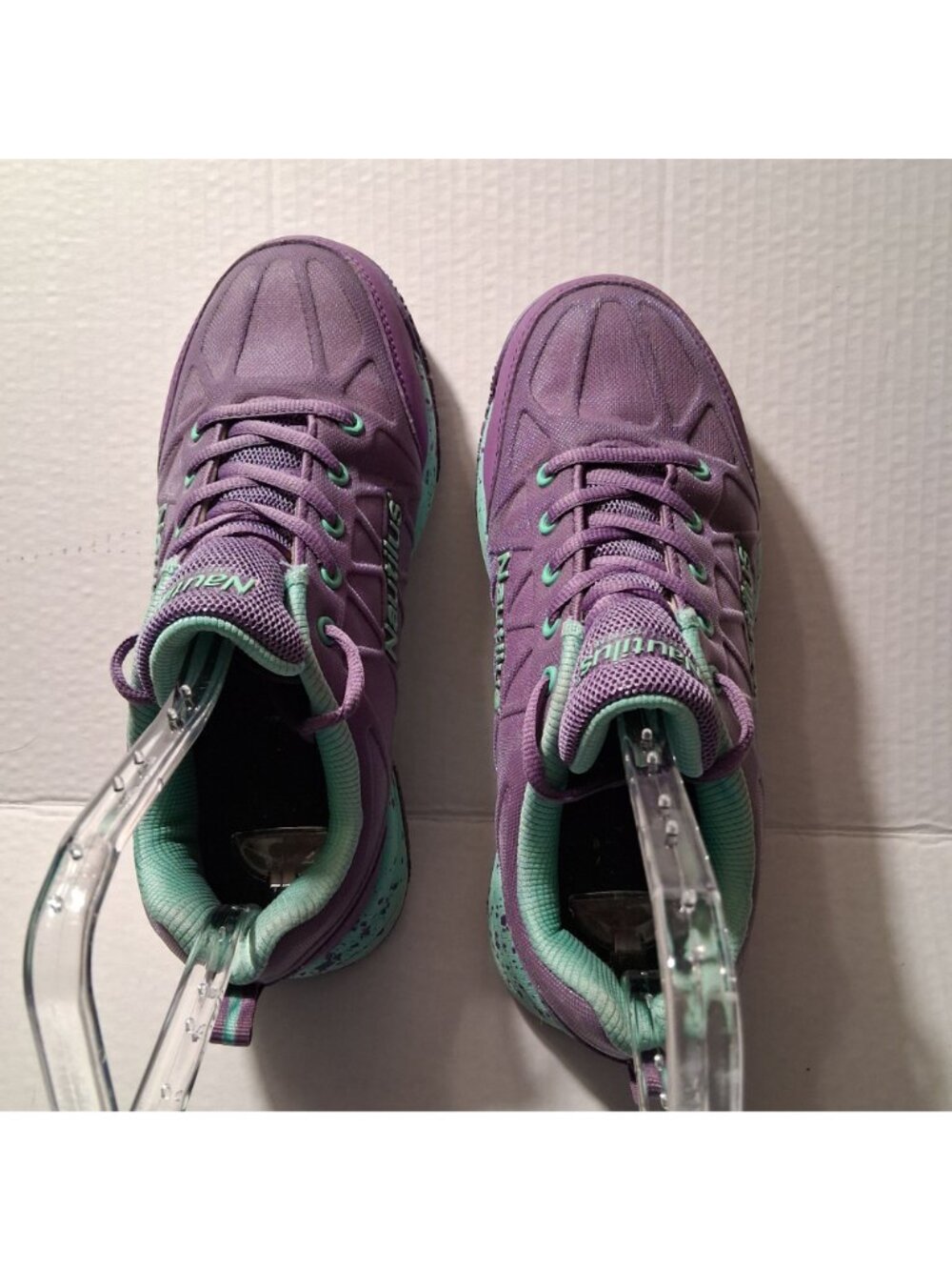 Nautilus Womens Safety Toe Athletic Shoes Purple & Mint N2157 Size 9W - Picture 2 of 9